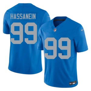 Ahmed Hassanein #99 One Pride Alternate Men's Game Blue Jersey 862248-190