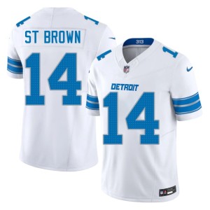 Amon-Ra St. Brown 2026 White Men #14 One Pride Jersey 131422-290