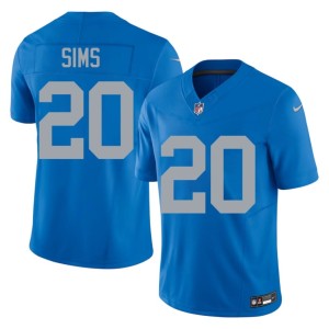 Billy Sims Alternate Blue Replica #20 Men's Detroit Jersey 936643-904