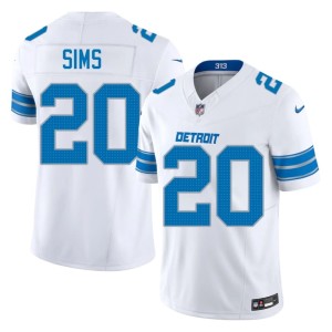 Billy Sims White Mens The Pride #20 Football Jersey 533113-664