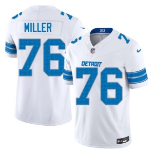 Blake Miller Lions Men #76 White Player Jerseys 385960-783