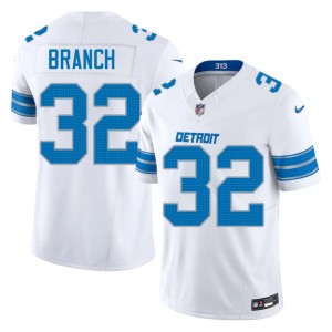 Brian Branch Detroit Lions #32 Mens Stitched White Jerseys 871924-509