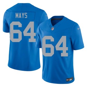Cade Mays Mens DET Stitched Blue #64 Alternate Jersey 279212-194