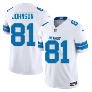 Calvin Johnson The Pride Men's #81 Embroidery White Jerseys 831753-816
