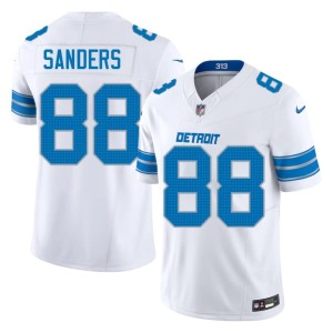 Charlie Sanders Mens White #88 Embroidery Silver Rush Jerseys 888998-395