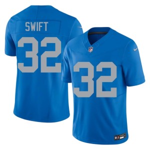 D'Andre Swift Men One Pride Game Blue #32 Alternate Jersey 937000-763