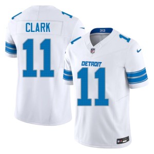 Damone Clark White Mens #11 Limited DET Jersey 965081-885