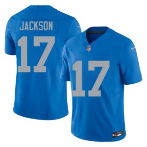Dan Jackson Men's #17 Alternate Limited DET Lions Blue Jersey 191745-499