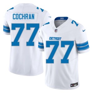 Devin Cochran The Pride #77 Men White NFL Jerseys 502726-340