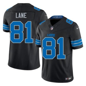Dick Lane Men Detroit #81 Stitched Black Jerseys 338025-985