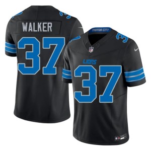 Doak Walker Men Black DET Lions Limited #37 Jerseys 906777-716
