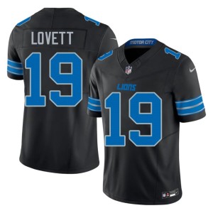 Dominic Lovett Silver Rush Replica Black Mens #19 Jerseys 689989-114