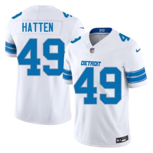 Hogan Hatten Limited White Men's The Pride #49 Jerseys 815244-791