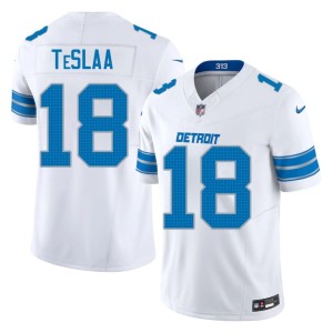 Isaac TeSlaa White Football #18 The Pride Men's Jersey 537028-381