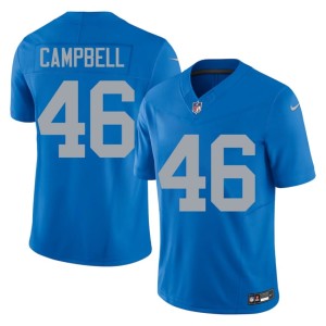 Jack Campbell #46 Men's Blue Alternate Official Detroit Lions Jersey 202974-664