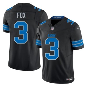 Jack Fox Black Football Mens #3 Detroit Jerseys 548308-645