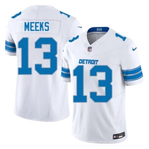 Jackson Meeks White Player Detroit Lions Mens #13 Jersey 591973-153