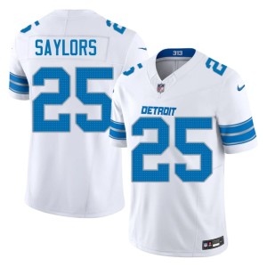 Jacob Saylors #25 Men's 2026-27 DET White Jerseys 558060-474