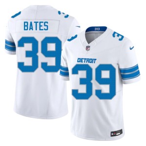 Jake Bates Detroit Lions Men's #39 White Football Jerseys 158461-465