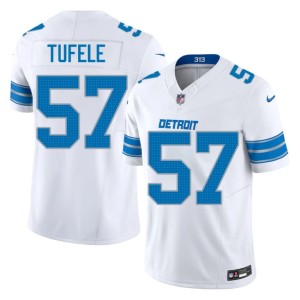 Jay Tufele One Pride White #57 Men Official Jerseys 502812-800