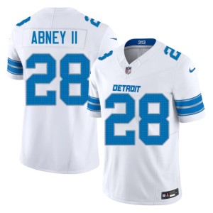 Keith Abney II 2026-27 #28 White Defend the Den Men Jersey 122403-260