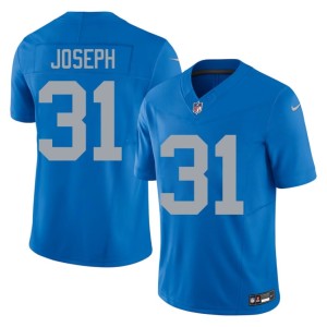 Kerby Joseph DET Lions Blue Alternate Men's #31 Replica Jerseys 921975-777