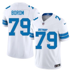 Larry Borom Mens #79 NIL Defend the Den White Jerseys 108276-507