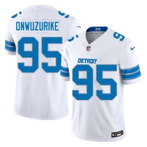 Levi Onwuzurike Game White Silver Rush #95 Mens Jersey 213066-200