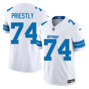 Melvin Priestly Men's Player White #74 The Pride Jerseys 137741-258
