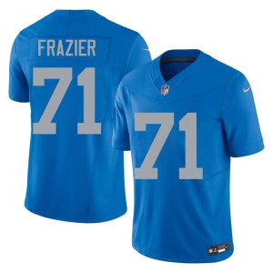 Miles Frazier Detroit #71 NFL Blue Alternate Men's Jerseys 223769-349