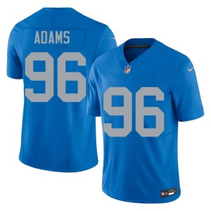 Myles Adams Silver Rush Blue Mens Limited Alternate #96 Jerseys 238123-413
