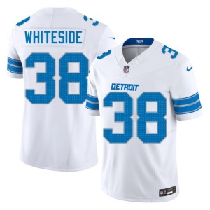 Nick Whiteside White NFL Men's #38 Detroit Lions Jersey 582001-672