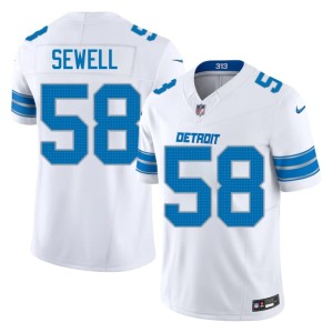 Penei Sewell DET #58 Men's NFL White Jerseys 656338-826