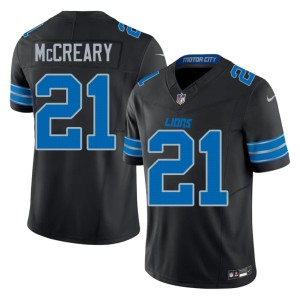 Roger McCreary Football DL Mens #21 Black Jersey 466833-869