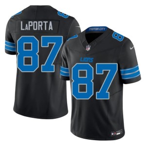 Sam LaPorta Black The Pride Replica Men's #87 Jersey 656998-453