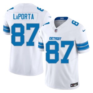 Sam LaPorta One Pride Men's White NFL #87 Jerseys 586993-927