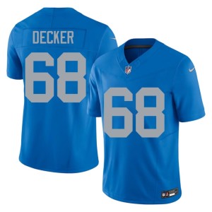 Taylor Decker Men Player Blue #68 Motor City Lions Alternate Jersey 276857-817