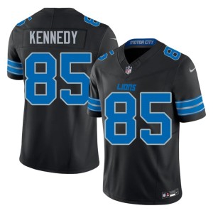 Tom Kennedy Player Men's Black #85 DL Jerseys 619416-299