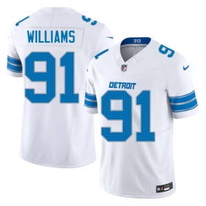 Tyleik Williams Men's #91 Player Silver Rush White Jersey 692646-498