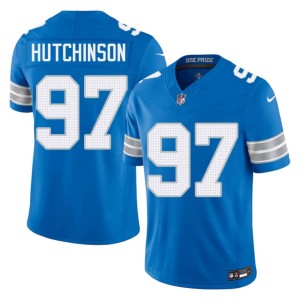 Aidan Hutchinson DET Blue Official #97 Mens Jersey 894311-860