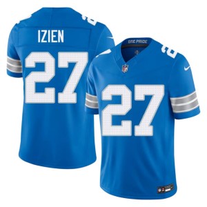 Christian Izien Blue #27 Mens NIL Detroit Jersey 410000-864
