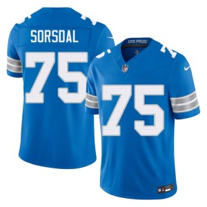 Colby Sorsdal Men Blue #75 DL Game Jerseys 756739-928