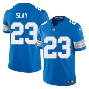 Darius Slay Stitched #23 Men's Blue Defend the Den Jerseys 840586-998