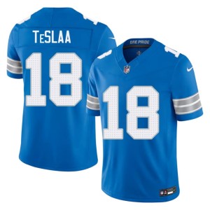 Isaac TeSlaa Lions 2026-27 Men's Blue #18 Jerseys 219402-896