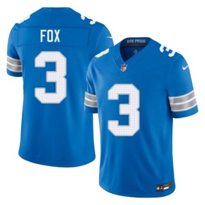 Jack Fox Player Blue Mens #3 Detroit Lions Jerseys 367592-196