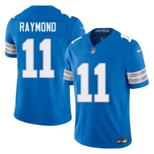 Kalif Raymond Blue #11 Player Detroit Men's Jerseys 156549-841