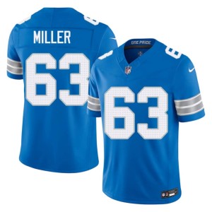 Mason Miller Lions Blue Player Men #63 Jerseys 825338-714