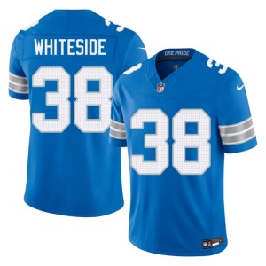 Nick Whiteside Men Blue #38 Limited Lions Jerseys 720560-252