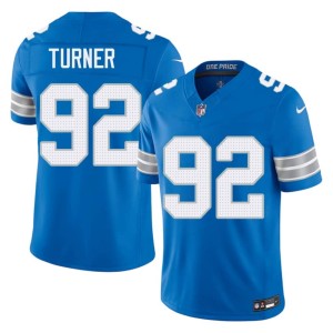 Payton Turner Detroit Mens Limited #92 Blue Jersey 841733-976