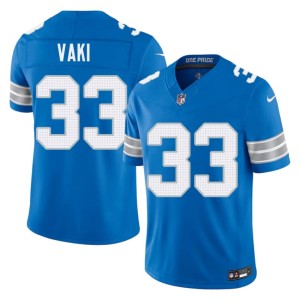 Sione Vaki #33 Football DL Mens Blue Jerseys 323207-934